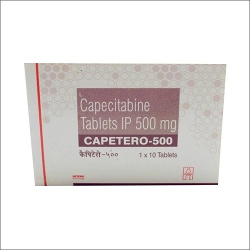 CAPETERO-500 CAPECITABINE एक कैंसर चिकित्सा है जो विशेष रूप से कॉलन कैंसर और स्तन कैंसर के इलाज के लिए उपयोग की जाती है। यह एक मौखिक औषधि है जो शरीर के भीतर कैंसर कोशिकाओं की वृद्धि को रोकने में मदद करती है।