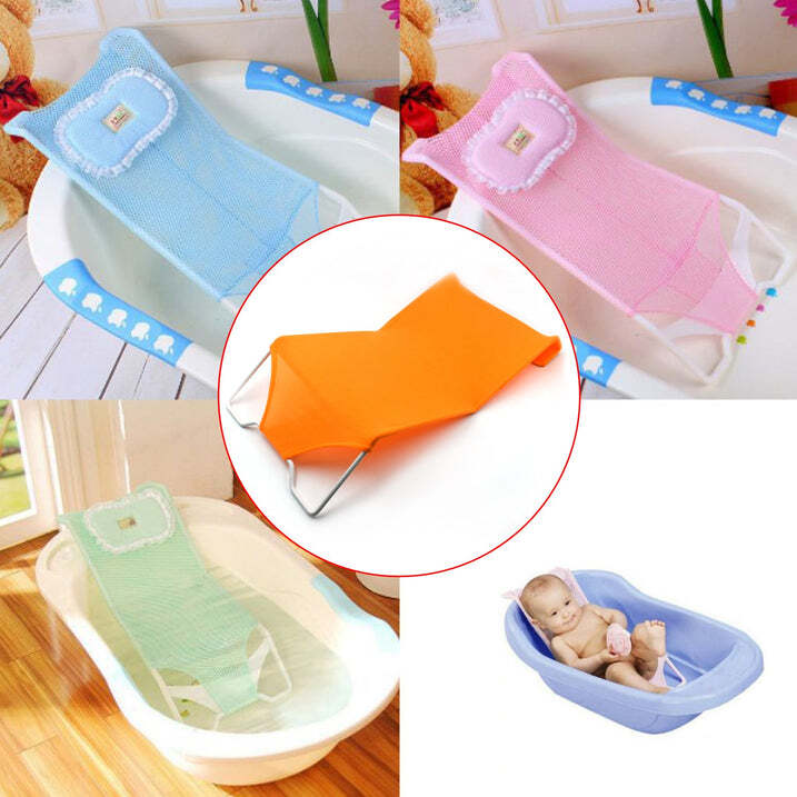 Baby Shower Seat - Shower Seat Bed, 53x26x8 Cm, Mixed Color, Lightweight 400 Gsm | Compact And Handy For Easy Mobility In Every Bathroom