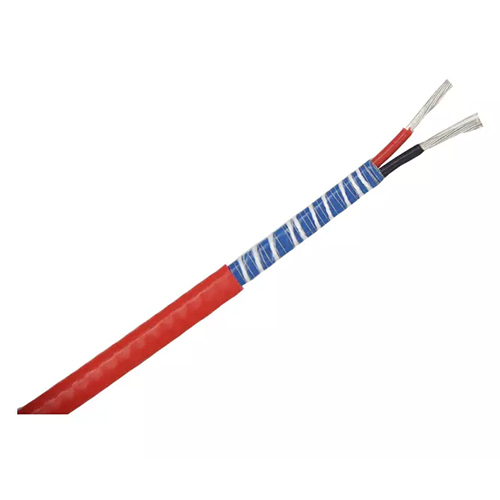 Red High Temperature Constant Power Tracing Band - Copper, Round, Flexible, Red Pvc Jacket, High Voltage, 1-year Warranty | Ideal For Industrial Applications, Explosion-proof Use
