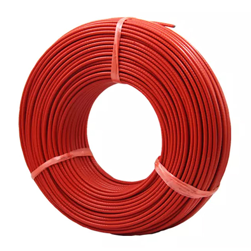 Red High Temperature Constant Power Tracing Band - Copper, Round, Flexible, Red Pvc Jacket, High Voltage, 1-year Warranty | Ideal For Industrial Applications, Explosion-proof Use