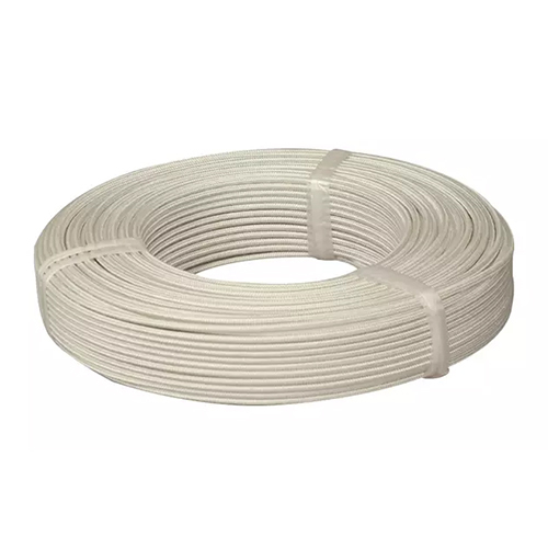 Electric Fire Resistant Mica Glass Fiber Wire - Color: White