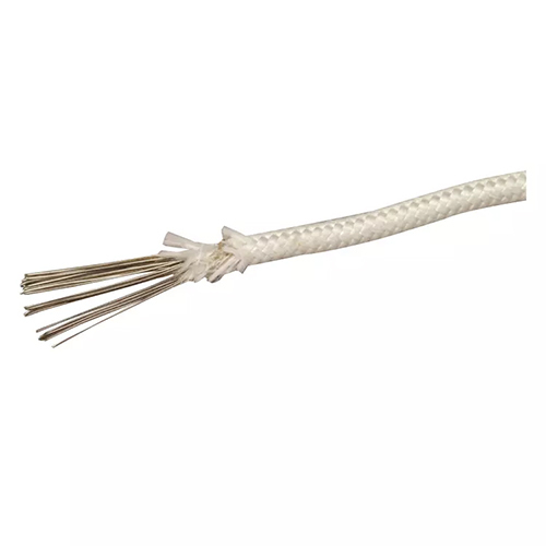 Electric Fire Resistant Mica Glass Fiber Wire - Color: White