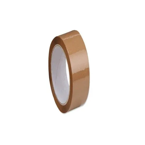 1 Inch BOPP Brown Tape - 40 Micron Thickness, 90 Mtr Length | Single-Sided Hot Melt Adhesive, Durable BOPP Material