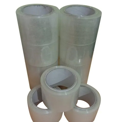 3 Inch Bopp Transparent Tape - Single Side Hot Melt Adhesive, Lengths 65/45/50/65/90/100/120/150 Mtr | 48 Pieces Box, Durable Bopp Material