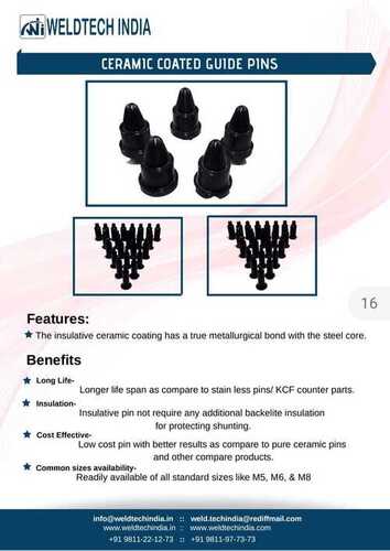 Ceramic Coated Guide Pins - Durable, Corrosion-Resistant Design | Enhanced Performance with Smooth Operation