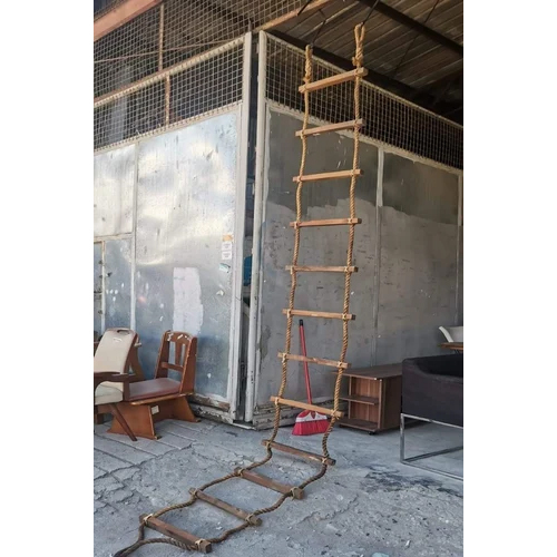 High Quality Wood And Pp Rope Ladder