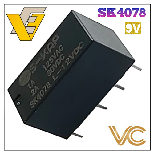 S-कप Sk4078-s-dc9v-2c 9v टेलीकॉम रिले आवेदन: औद्योगिक