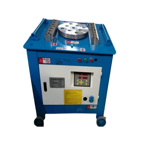 Rebar Bending Machine - 415 Volt, Manual Control System - Blue Color, Warranty Included
