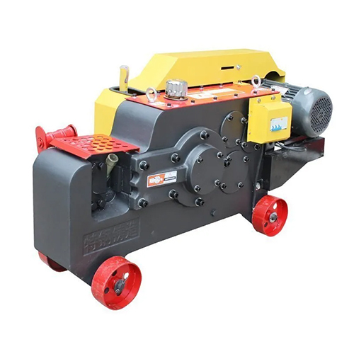 MS Bar Cutting Machine - Steel Build, 220-440 Volt Voltage | Manual Control, Black Finish, Warranty Included