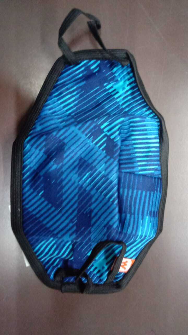 Wildcraft W95 Face Mask - Cotton, Available In Large, Medium, Small Sizes, Black Color - 6-layers, Tear Resistance, Breathable Design, Unisex