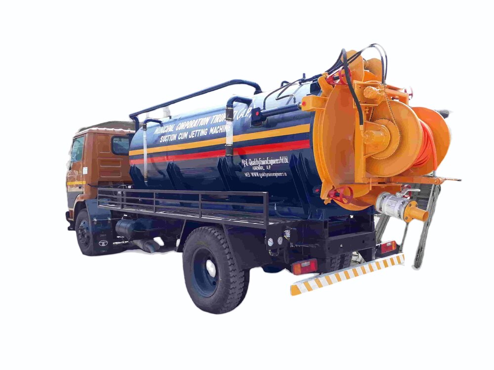 Semi Automatic Sewer Jetting Machine - Cleaning Process: Cold Water Cleaning