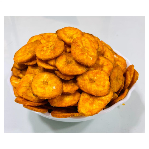 नमकीन क्रिस्पी प्लांटैन चिप्स