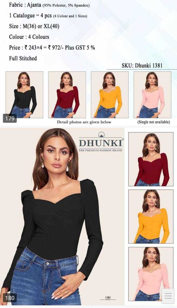 Set Wise Top 6 - Cotton Blend, Rayon, Lycra, Georgette, Polyester, Chiffon Mix, Multi-color, Assorted Fits, Sleeveless To Bell Sleeve