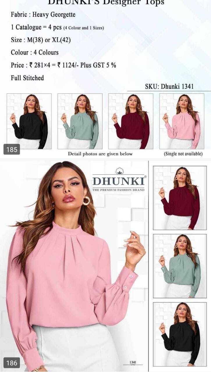Set Wise Top 6 - Cotton Blend, Rayon, Lycra, Georgette, Polyester, Chiffon Mix, Multi-color, Assorted Fits, Sleeveless To Bell Sleeve