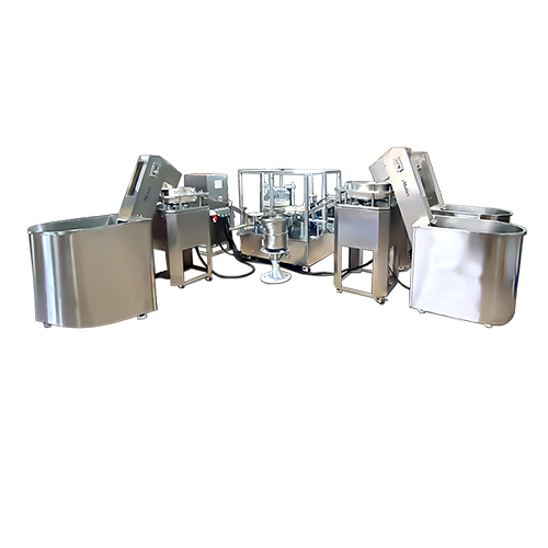 अर्ध-स्वचालित अर्ध स्वचालित सिरिंज बनाने की मशीन