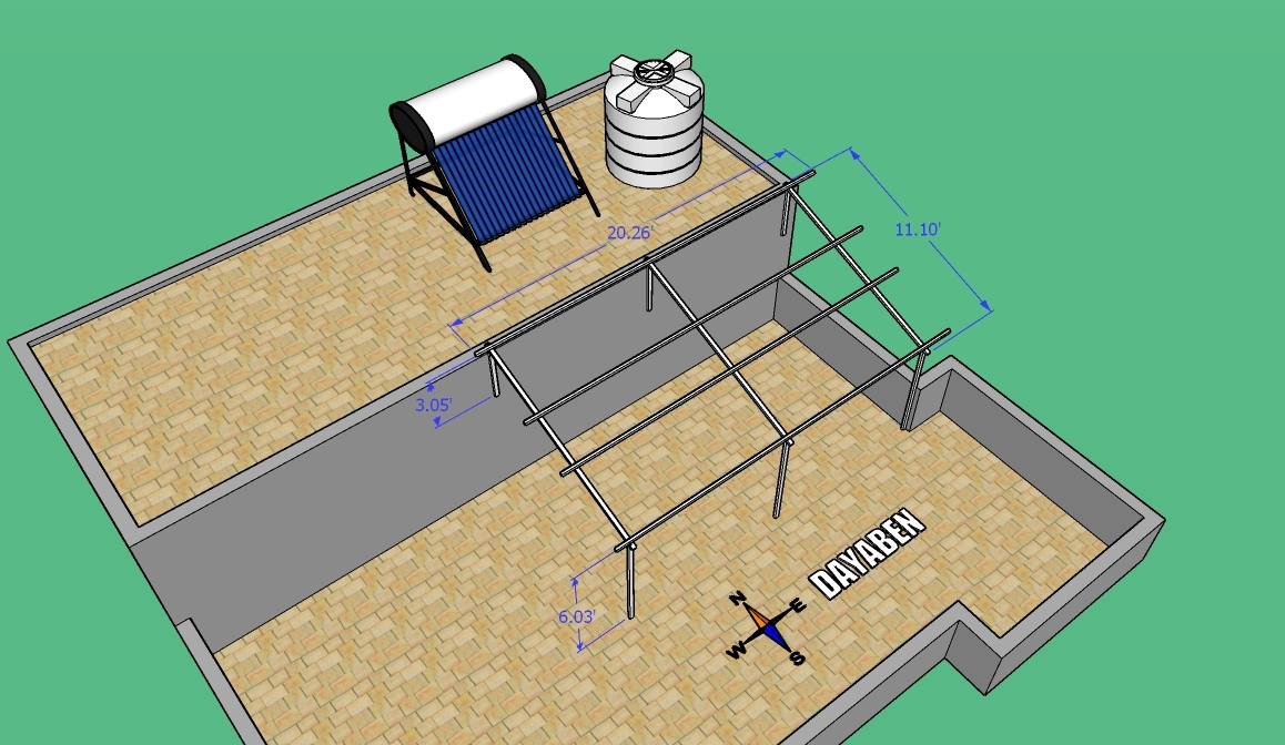 Solar Rooftop System 4.02kw - Cable Length: 20 Meter (M)