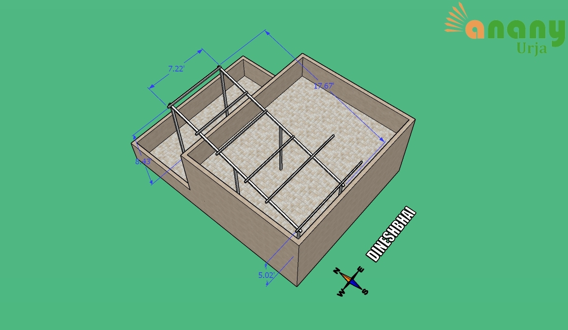 Solar Rooftop System 2.35kw - Cable Length: 20 Meter (M)
