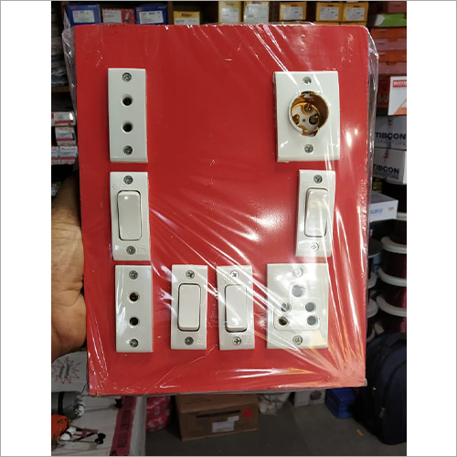 6 प्लस 2 लकड़ी का बोर्ड स्विच बोर्ड