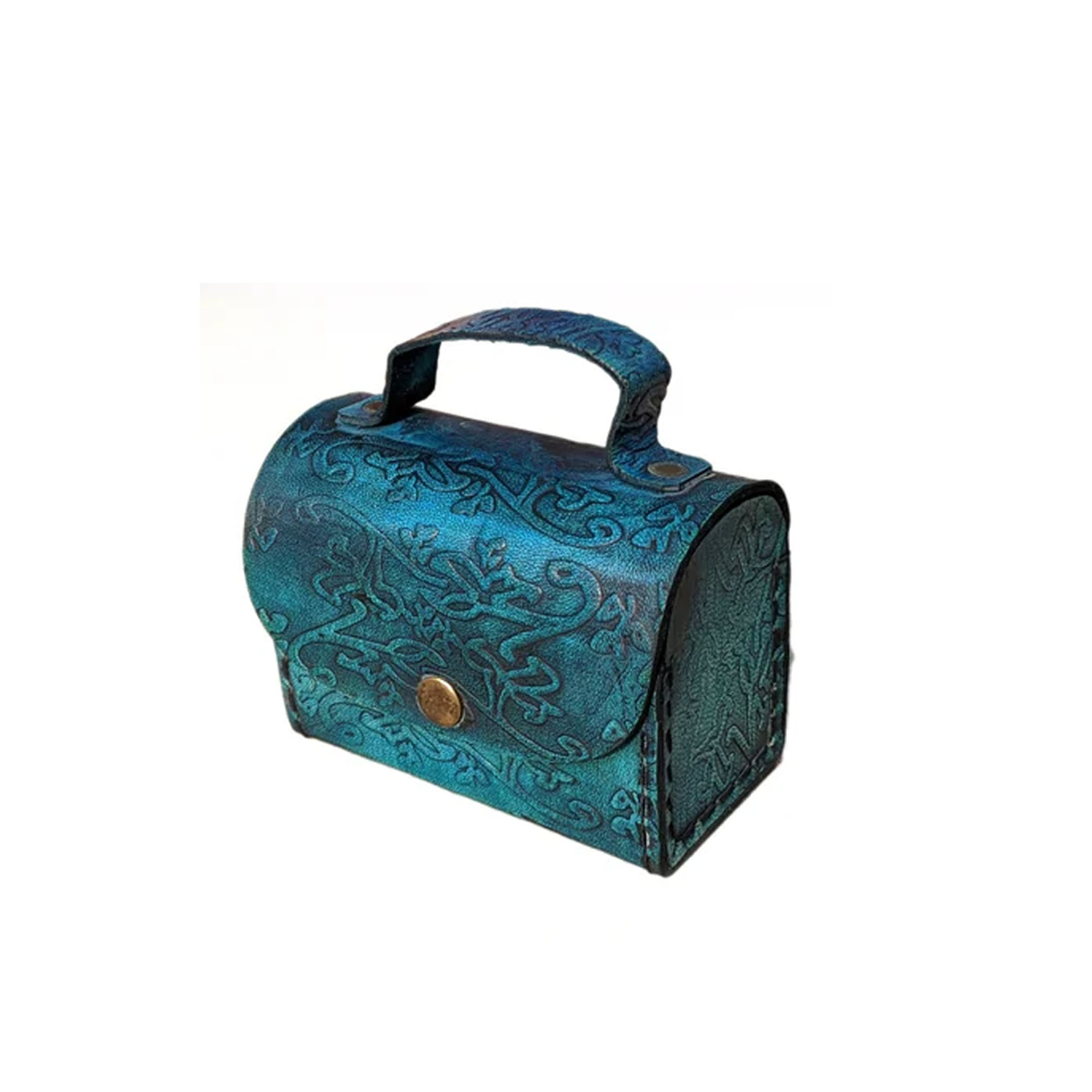 Brown Birds Design Binoculars Antique Brass Binocular With Leather Case Antique Binocular