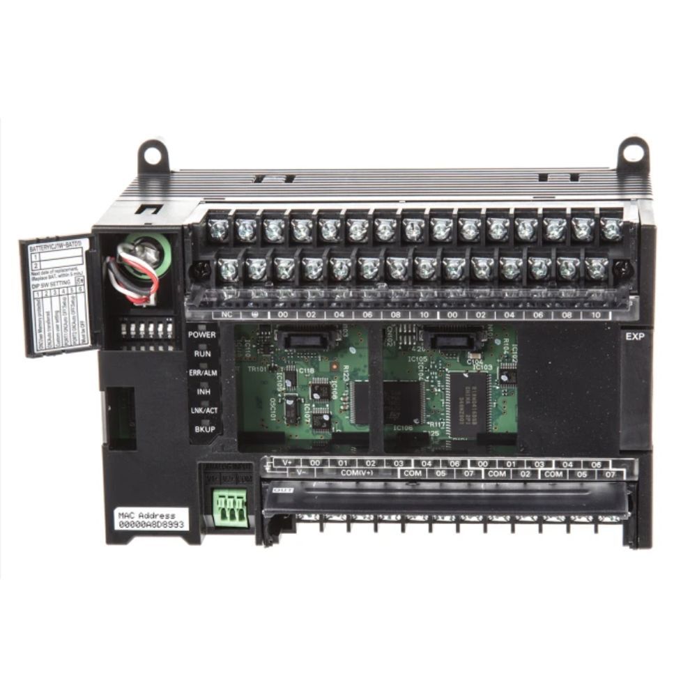 Cp1l-omron Plc - Metal, 240 Volt | Dual Ethernet Ports, High Precision Positioning Control, Fast Processing, Usb Integration, Lcd Display