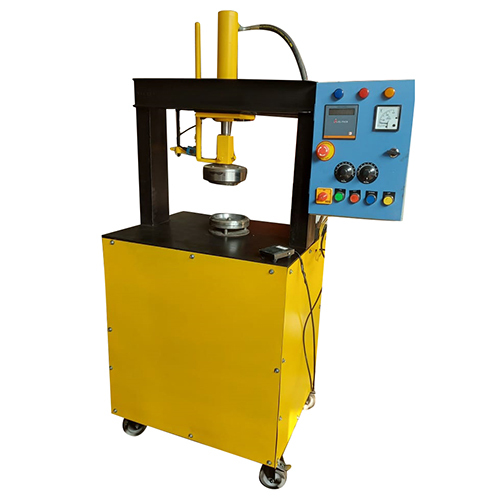 सिंगल डाई हाइड्रोलिक पेपर प्लेट मेकिंग मशीन ग्रेड: सेमी-ऑटोमैटिक