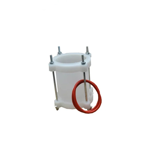 D Joint - Other & Pp Material, 63mm To 150mm Outer Diameter, Round Shape, White Color, 15mm Thickness