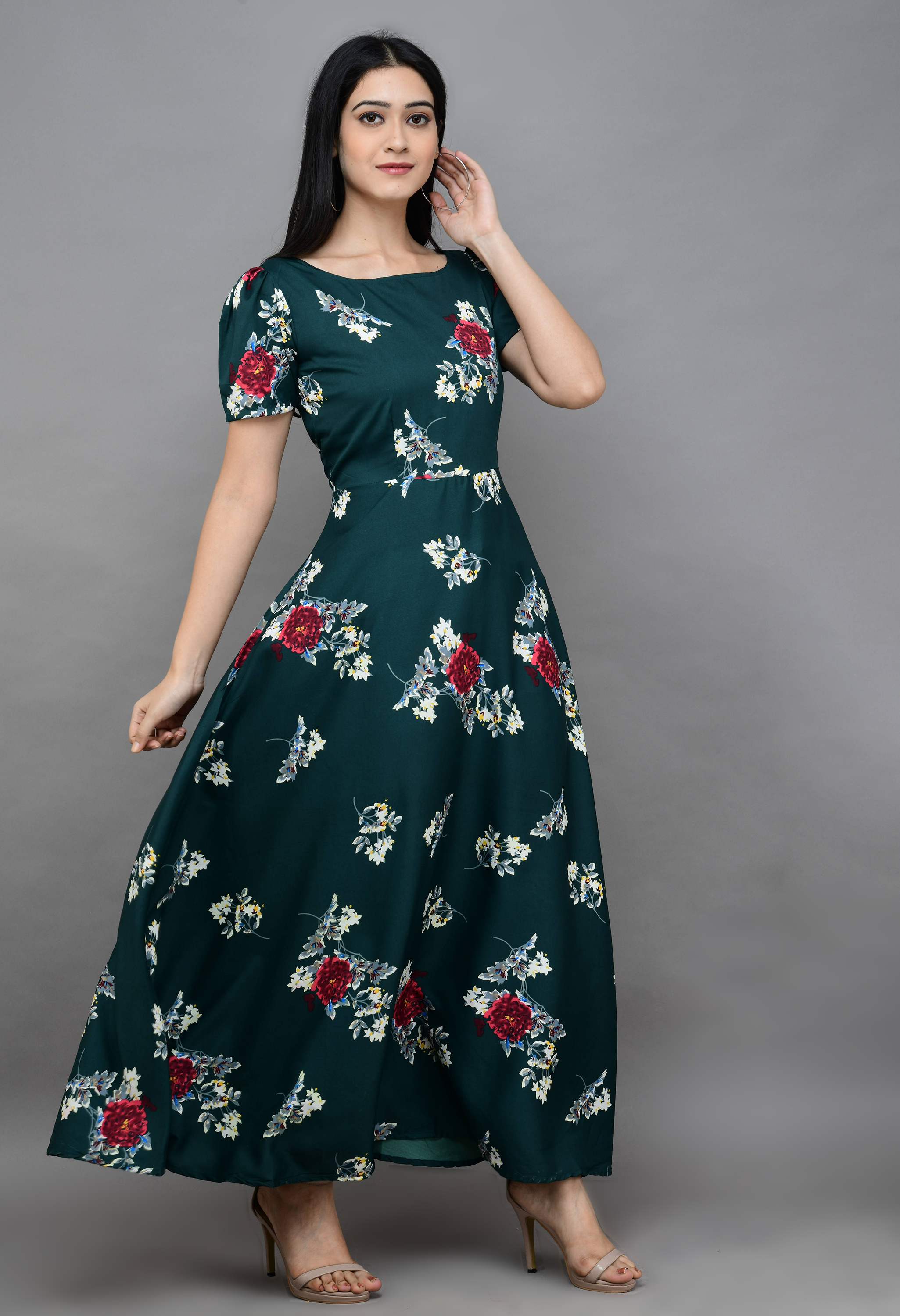 Ic-10921 Oceanista Crepe Dress