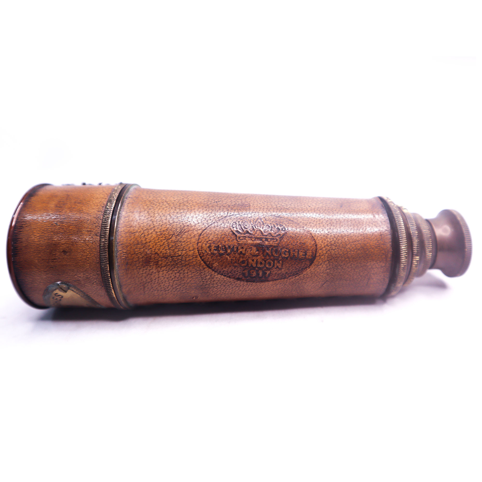 Brown Antique Vintage Pullout Telescope Solid Brass Spyglass Telescope Gift