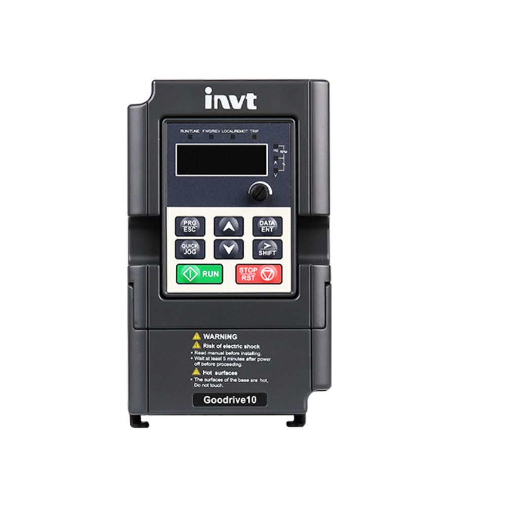 Invt Gd10 Series Mini Economic Drive - 0.2kw To 2.2kw Single & Three Phase | Ip65 Protection, 60hz Frequency, 1 Year Warranty