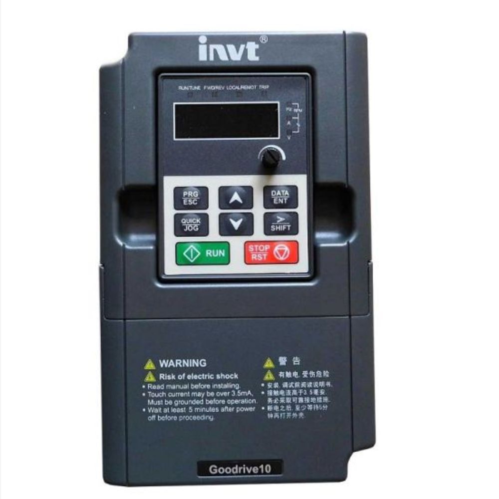 Invt Gd10 Series Mini Economic Drive - 0.2kw To 2.2kw Single & Three Phase | Ip65 Protection, 60hz Frequency, 1 Year Warranty