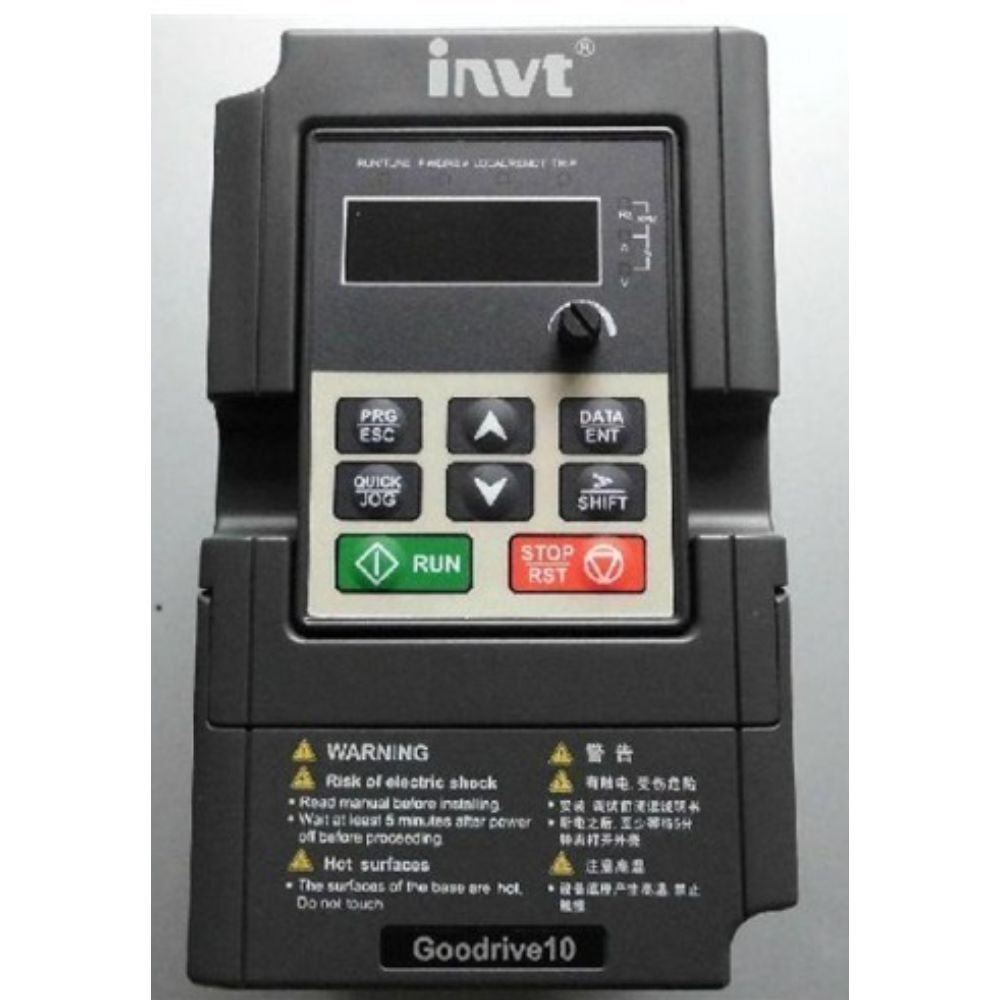 Invt Gd10 Series Mini Economic Drive - 0.2kw To 2.2kw Single & Three Phase | Ip65 Protection, 60hz Frequency, 1 Year Warranty