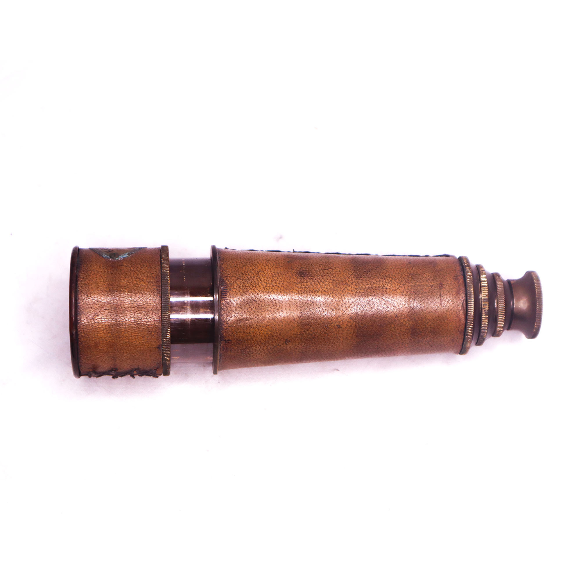 Antique Nautical Hand Held Cap Belt Telescope