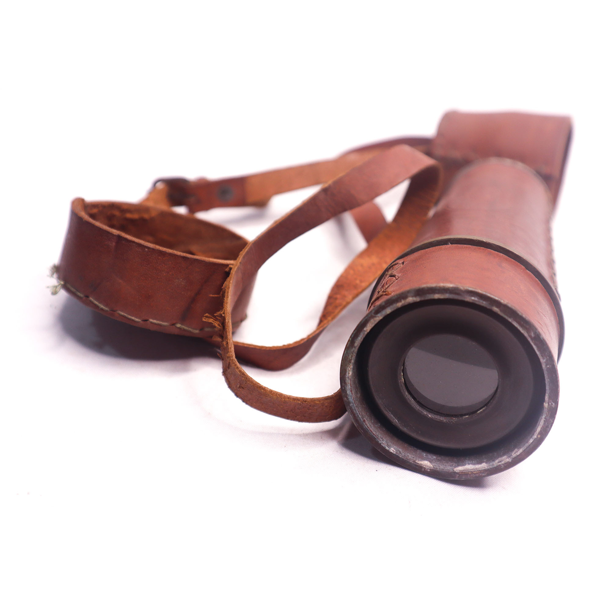 Antique Nautical Hand Held Cap Belt Telescope