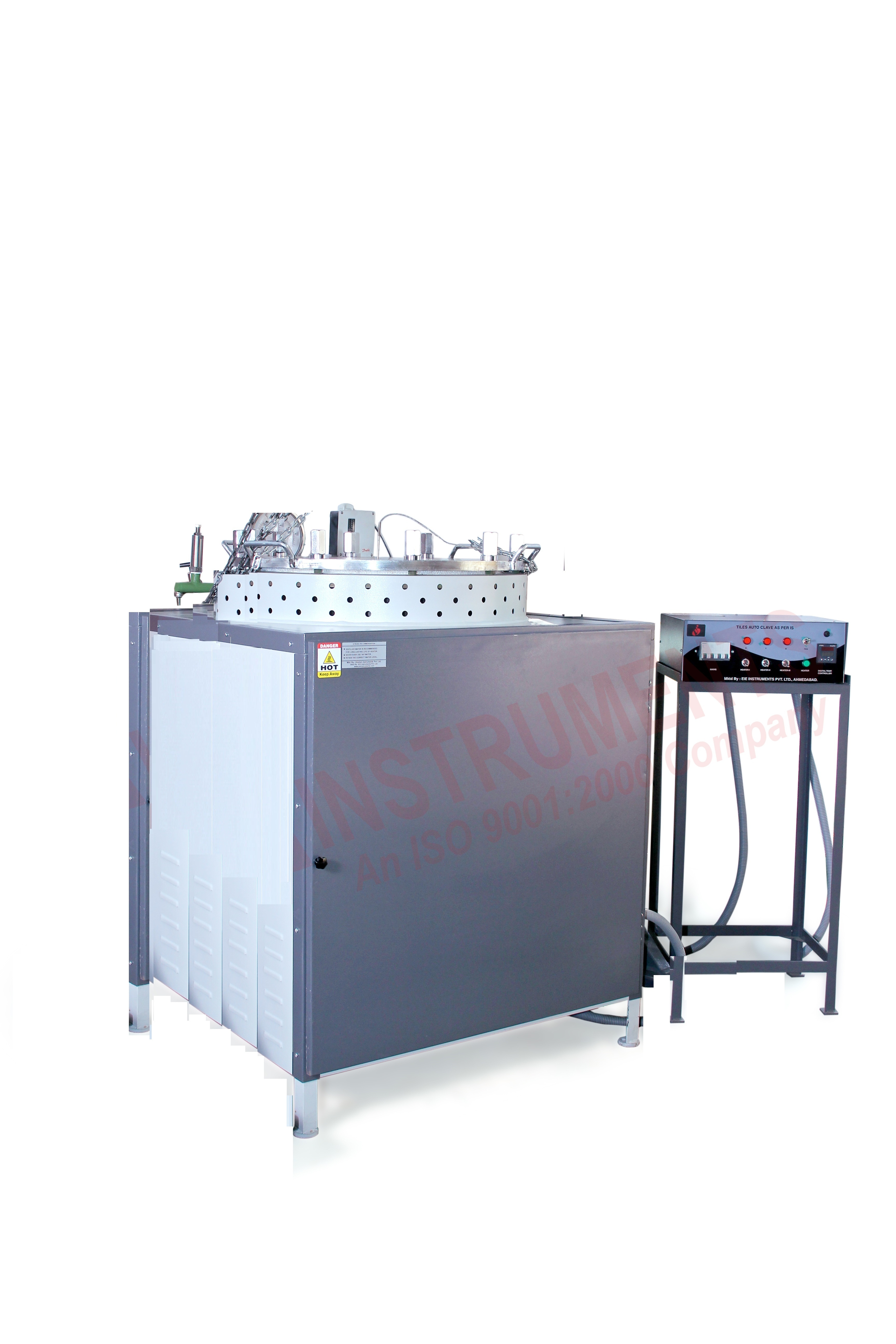 Tiles Autoclave - 100 Watt, 230 Volt | Triple Safety System With Pressure Control Switch, Digital Temperature Indicator, Safety Valve