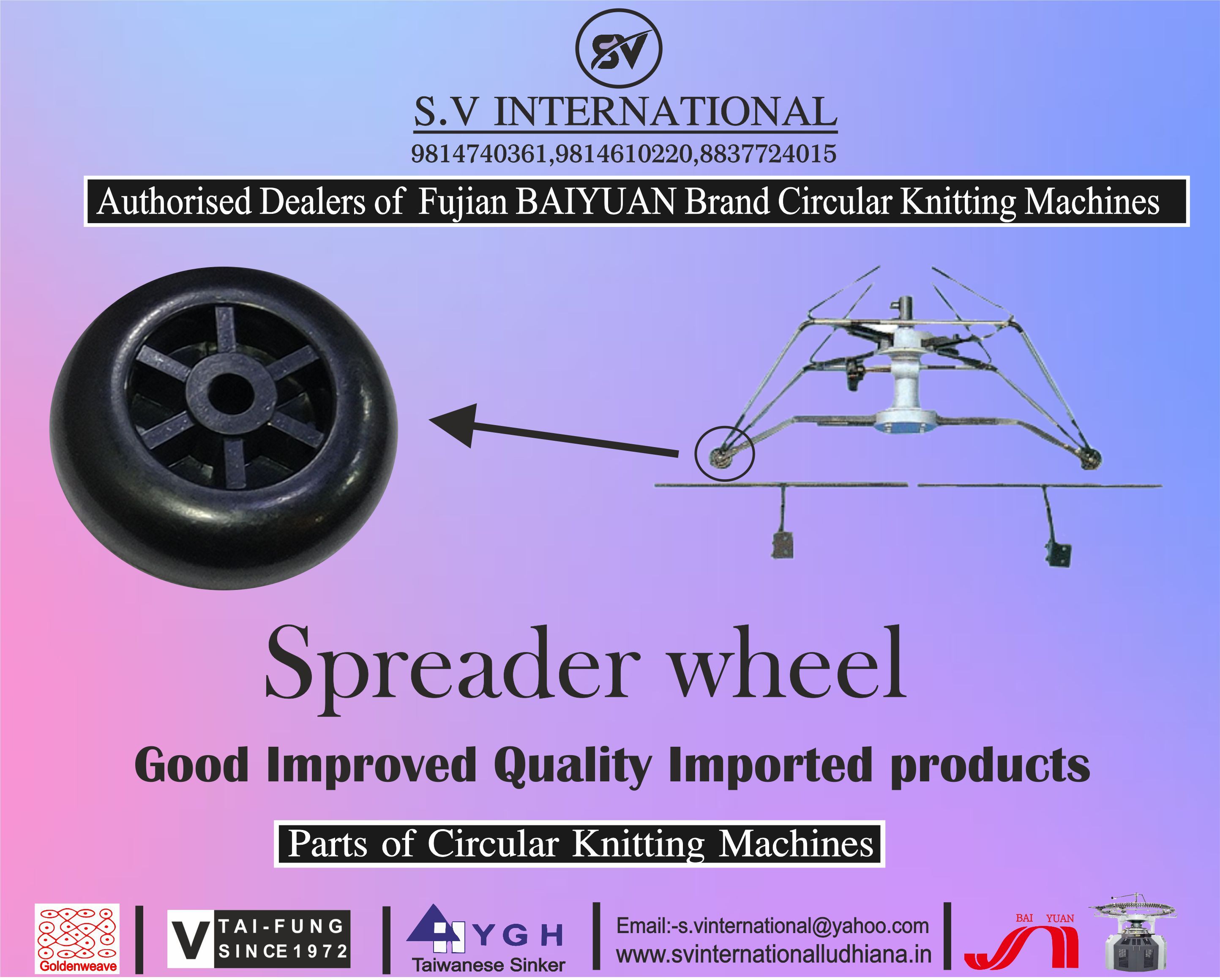 Spreader Wheel 24mm