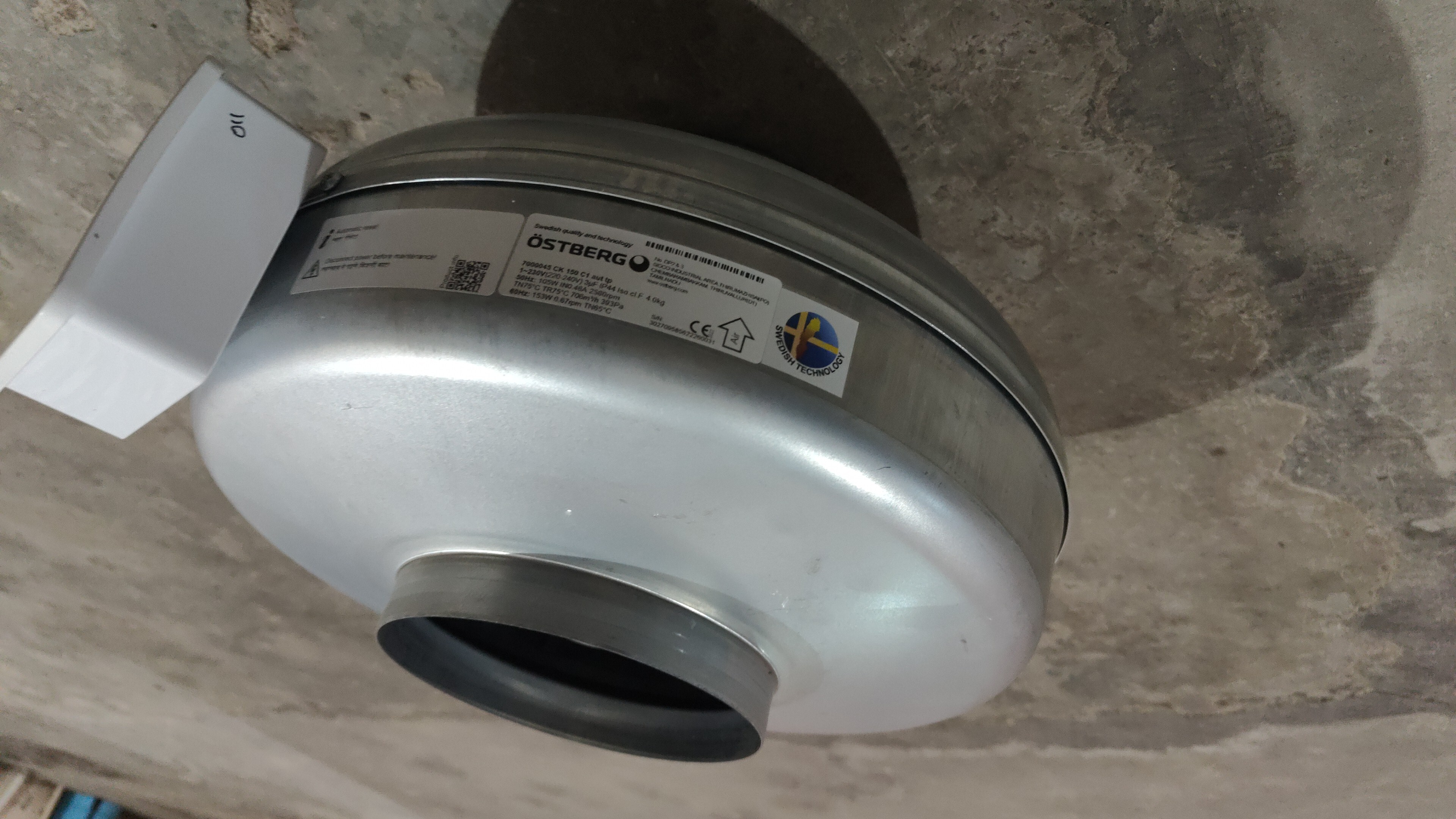 Inline Fan - Blade Diameter: 100-315 Mm Millimeter (Mm)