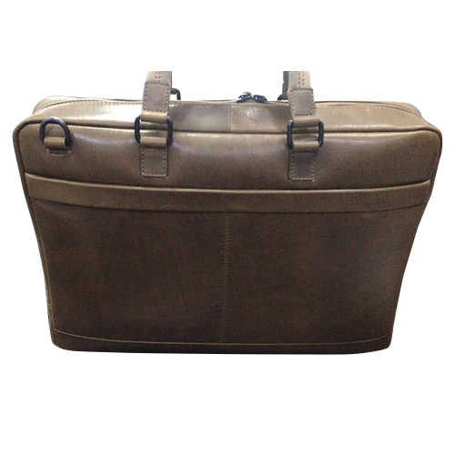 Brown Leather Briefcase Gender: Unisex