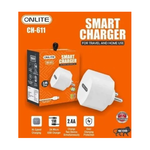 Onlite Ch 611 स्मार्ट चार्जर बॉडी मटेरियल: प्लास्टिक