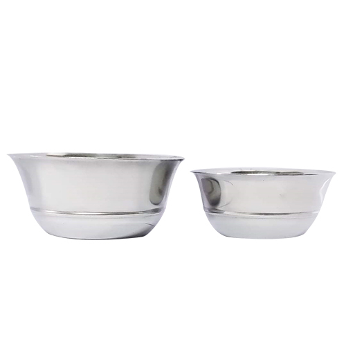 सिल्वर पीकॉक बाउल