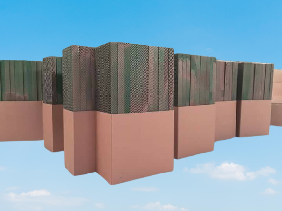 Brown And Green Brown Evaporative Cooling Pad Wholesaler In Surendernagar Gujarat