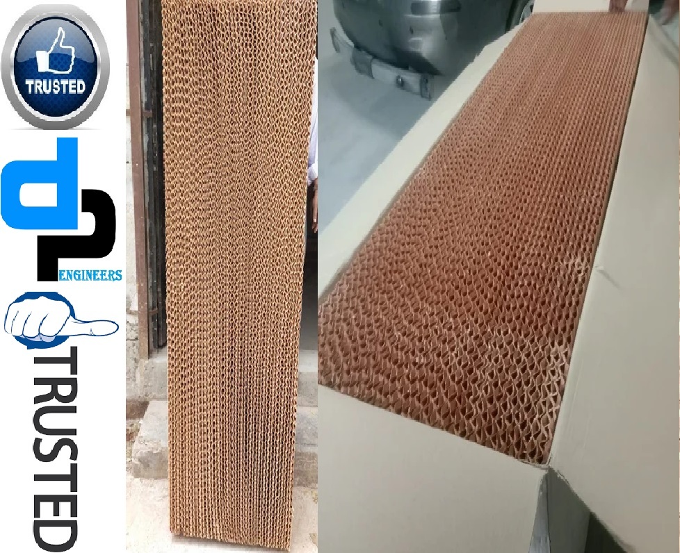 Brown Evaporative Cooling Pad Air Cooling Pads - Coimbatore - D.p.engineers