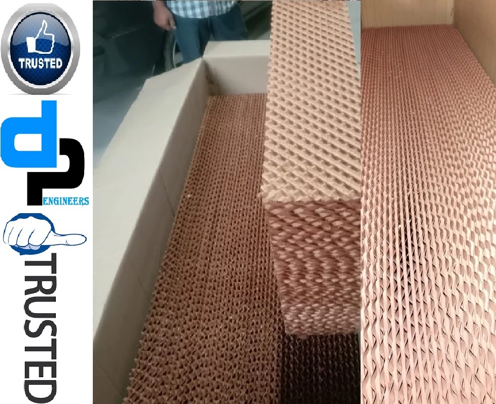 Brown Evaporative Cooling Pad Air Cooling Pads - Coimbatore - D.p.engineers