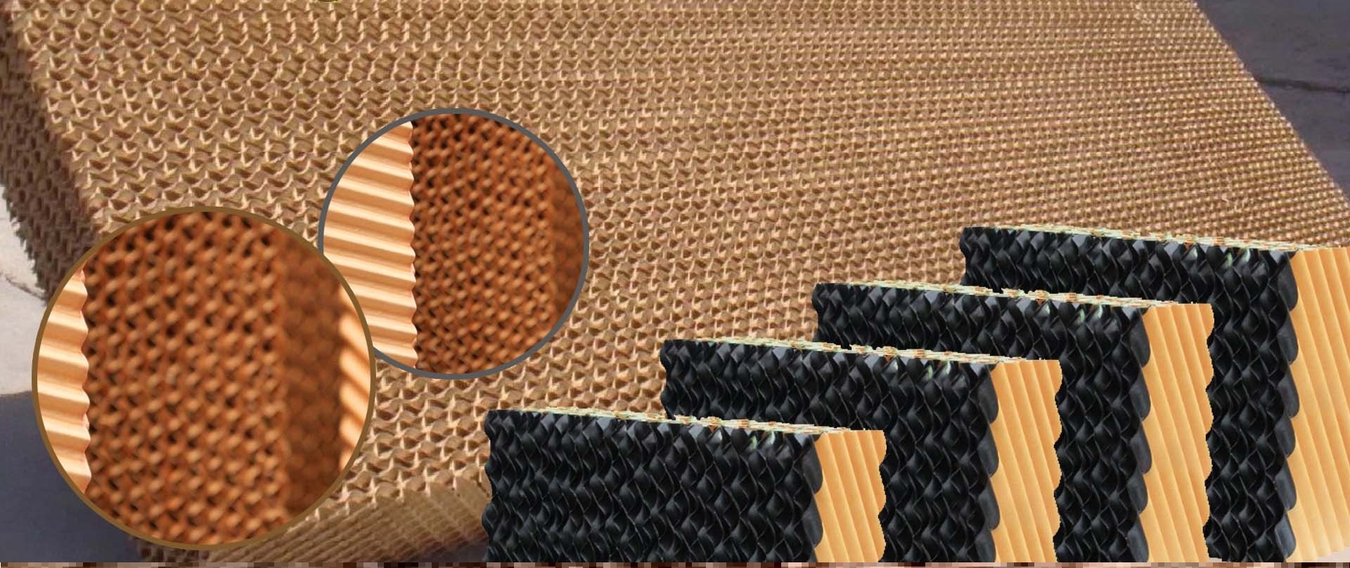 Evaporative Cooling Pad - Various Sizes 600x600 To 1800x600 Mm | Durable, Economical, Ideal For Industrial And Agricultural Applications