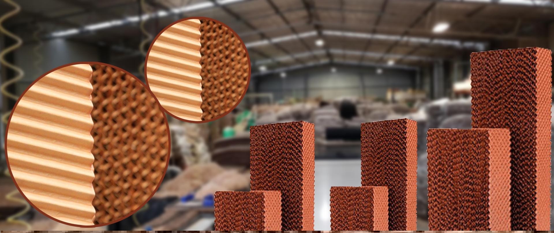 Evaporative Cooling Pad - Various Sizes 600x600 To 1800x600 Mm | Durable, Economical, Ideal For Industrial And Agricultural Applications