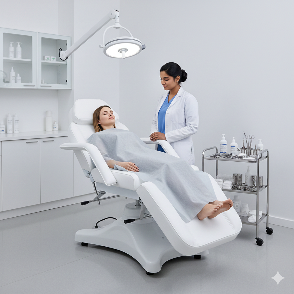Aemepl Hydraulic Derma Chair - Application: Dermatology And Hair Transplant Procedures