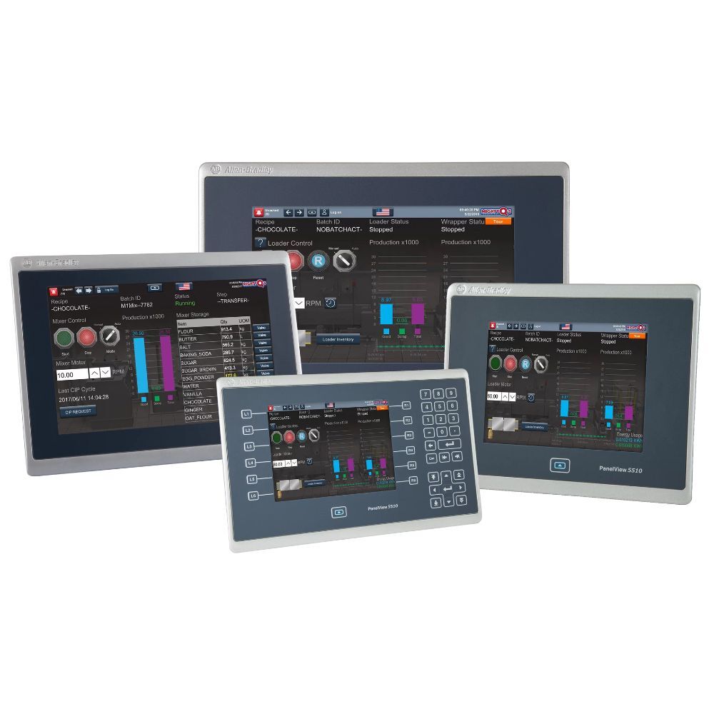 Allen Bradley Panelview 5000 - 99mm Height, 132mm Width | 24v Dc, Intuitive Design, Enhanced Logix Integration, 1-year Warranty, High-speed Hmi Buttons
