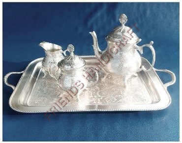 पीतल की चाय का सेट