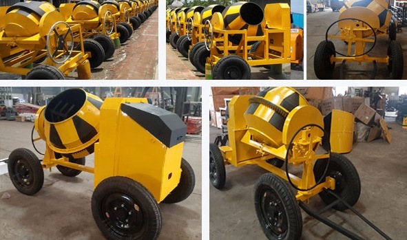 Yellow 10/7concrete Mixture