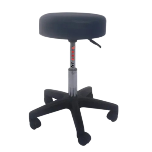 माइल्ड स्टील मेडिकल स्टूल डिज़ाइन: रेल के साथ