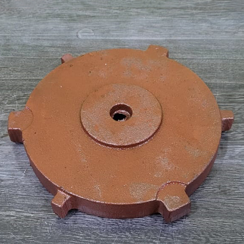 Cast Iron Pump Cover - Polished Iron Finish | Durable Design With Exceptional Resistance To Wear And Corrosion